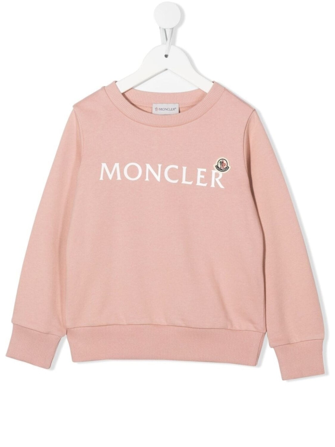 

Moncler Enfant толстовка с логотипом, розовый