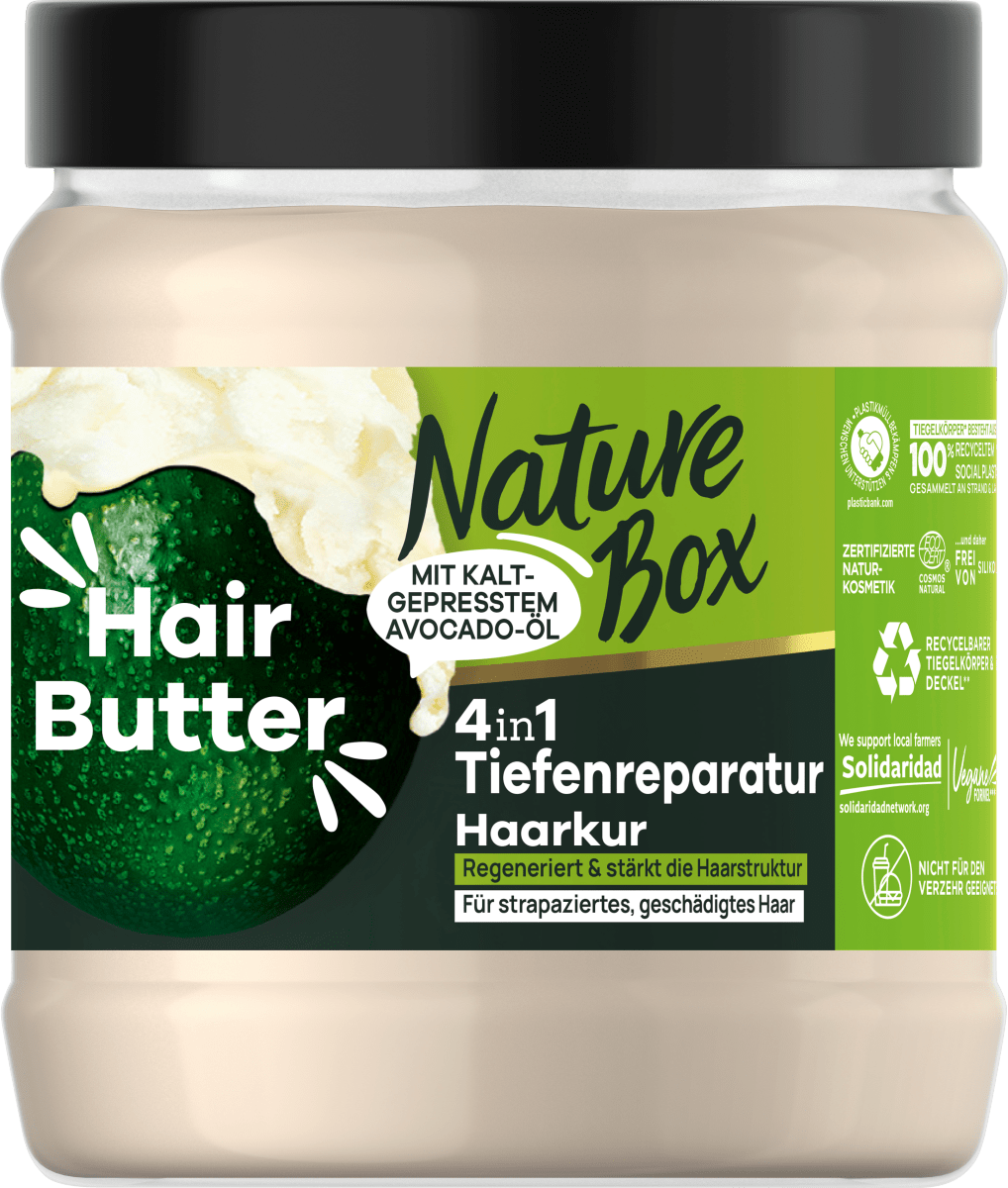 Средство для ухода за волосами 4в1 Deep Repair Avocado 300мл Nature Box