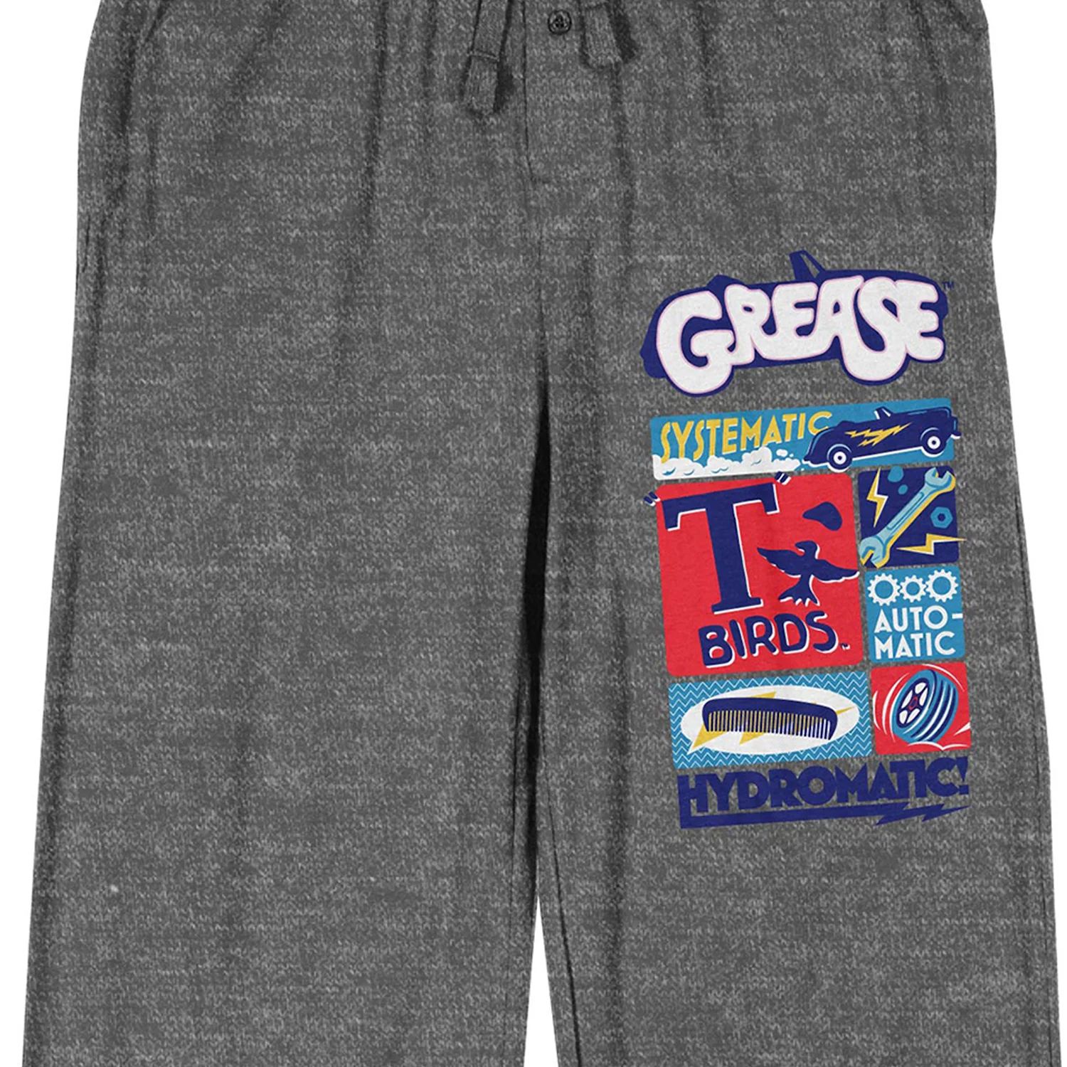 Мужские пижамные штаны Grease Licensed Character мужские пижамные штаны hasbro с логотипом distress risk licensed character