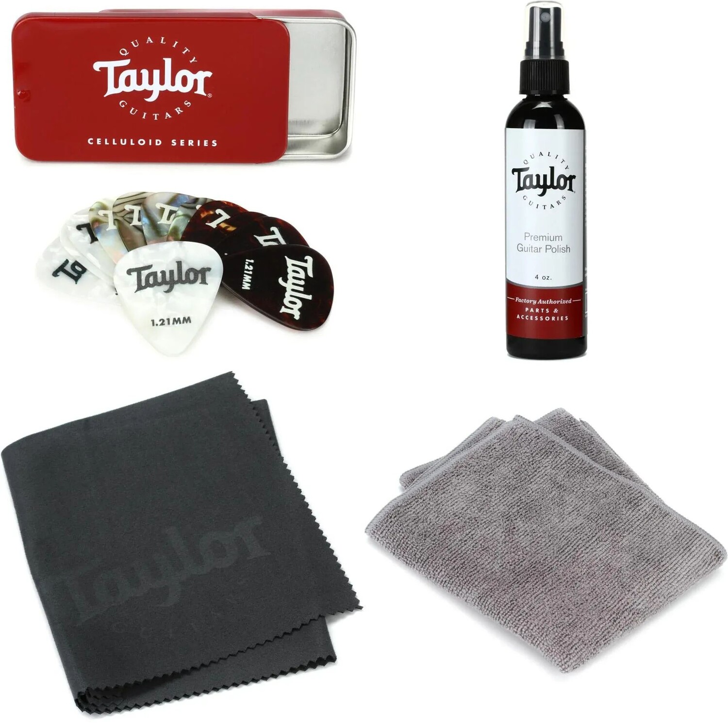 

Набор средств для очистки олова и сатинированного покрытия Taylor Celluloid Pick