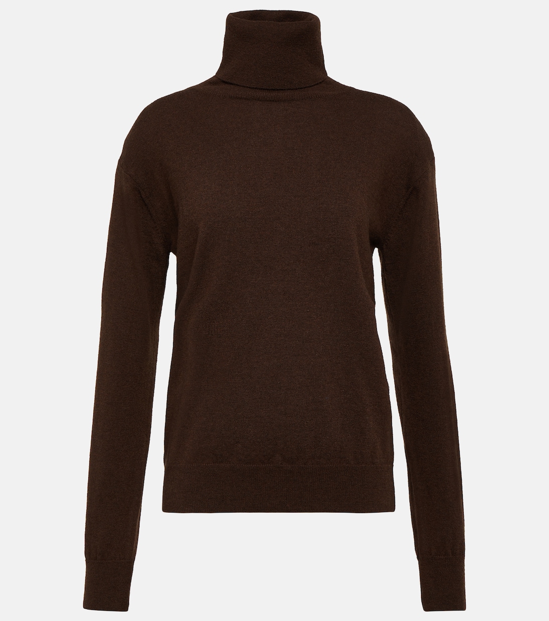 цена Шерстяной свитер ines с высоким воротником The Frankie Shop, коричневый
