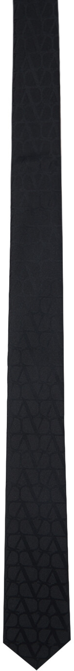 

Черный галстук Toile Iconographe Valentino Garavani