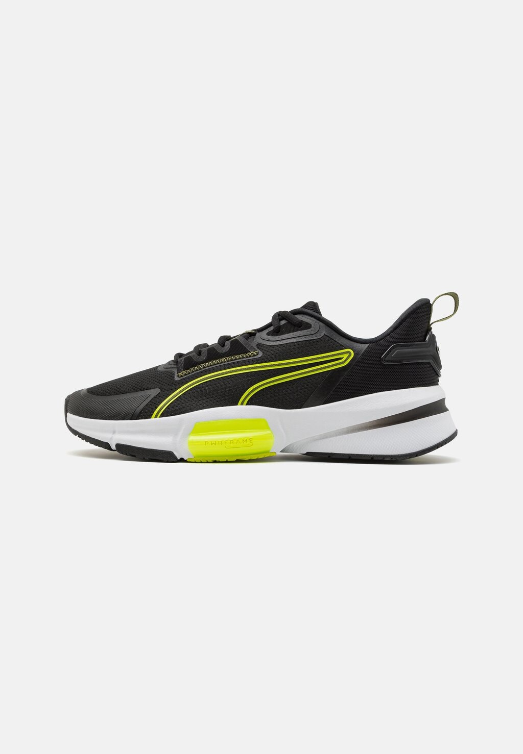

Кроссовки Frame Puma, цвет black/olive green/lime pow