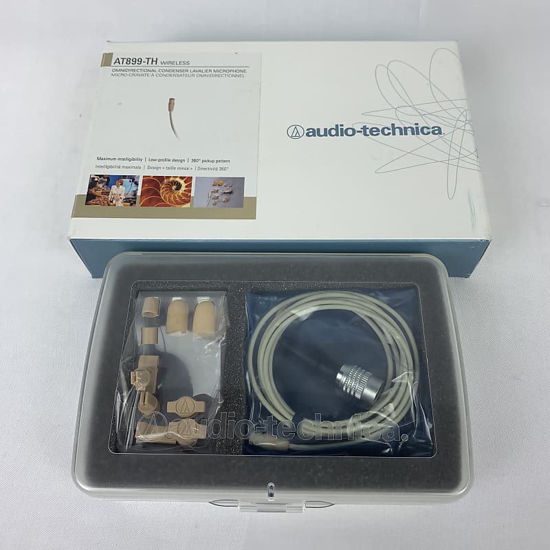 Конденсаторный петличный микрофон Audio-Technica AT899cW-TH Omnidirectional Condenser Lavalier Mic