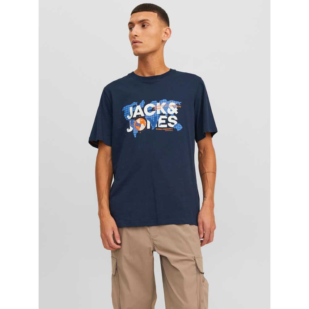 

Футболка Jack & Jones Dust Short Sleeve Crew Neck, синий