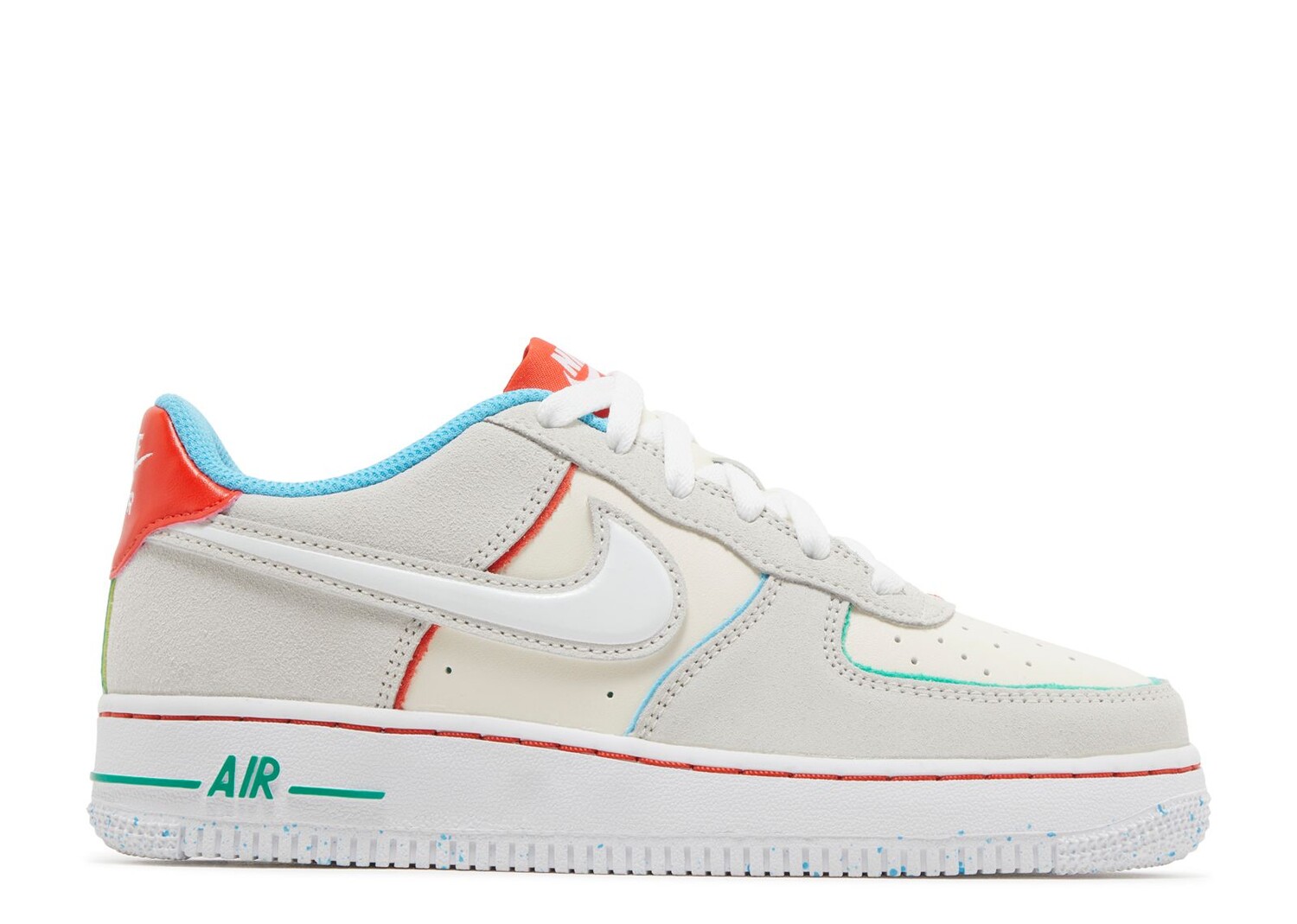 

Кроссовки Nike Air Force 1 Lv8 Gs 'Holiday Cookies', кремовый