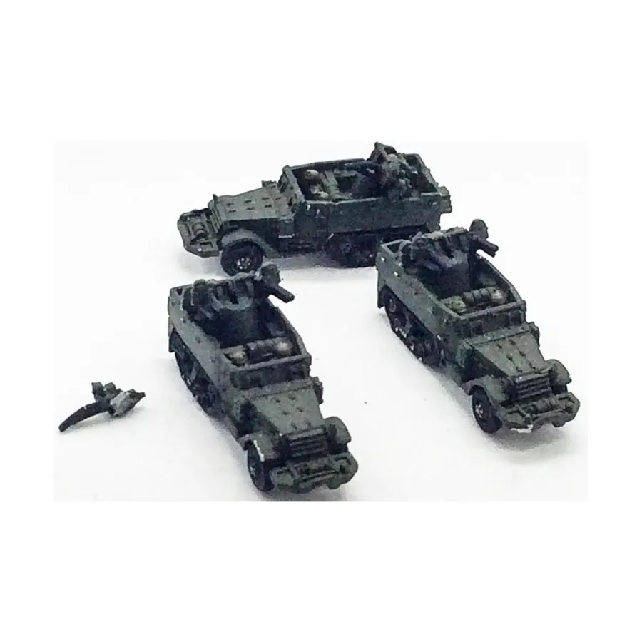 

M16 MGMC Коллекция №1, WWII Micro Armour - United States - Loose Miniatures (1:285)