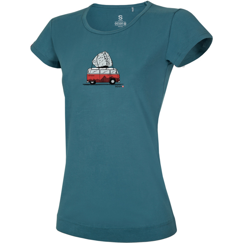 Женская классическая футболка T Bus Stone Ocun, синий