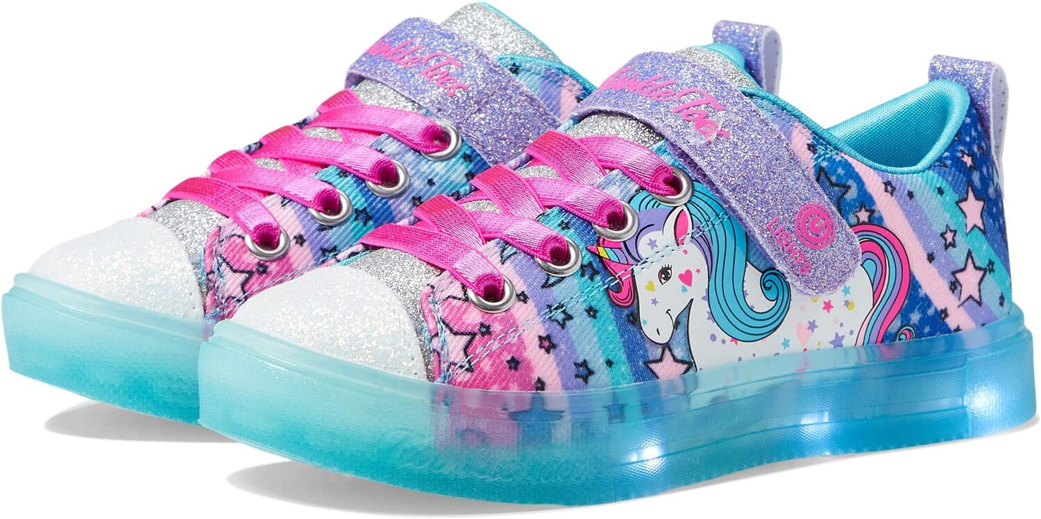 

Кроссовки Twinkle Toe-Twinkle Sparks Ice 314783L SKECHERS KIDS, цвет Blue/Multi