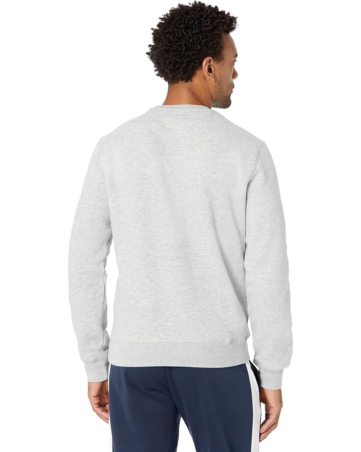 

Толстовка U.S. POLO ASSN. Long Sleeve Popover Crew Neck Fleece Sweatshirt, цвет Heather Light Grey