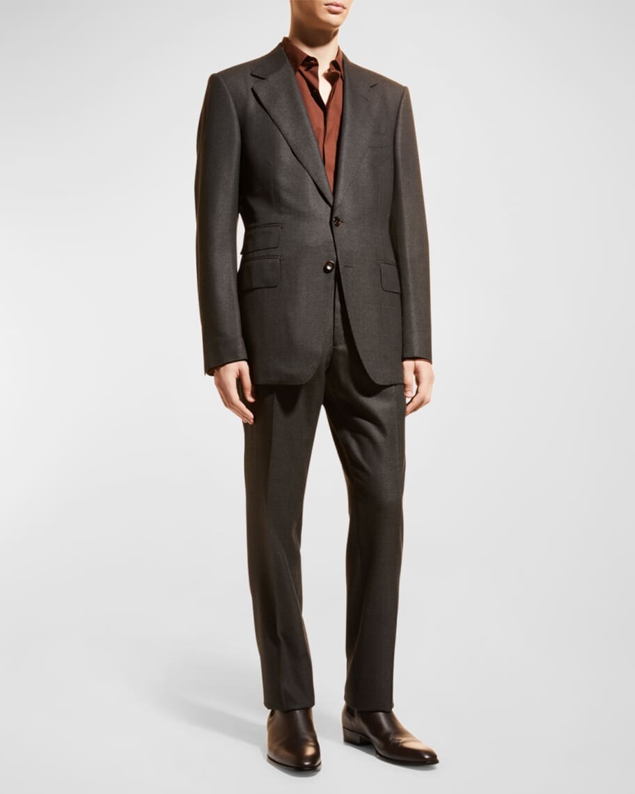 

Мужской костюм Shelton Mouline Basketweave TOM FORD