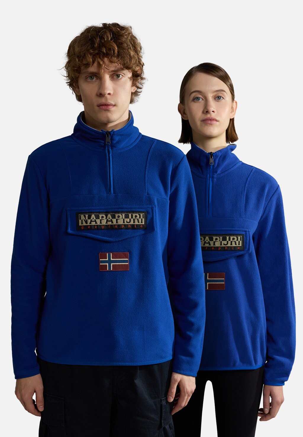 

Флисовая толстовка T-BURGEE HZ Napapijri, синий мазарини ба