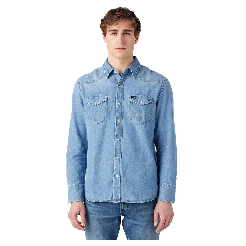 

Рубашка с длинным рукавом Wrangler 27MW, синий