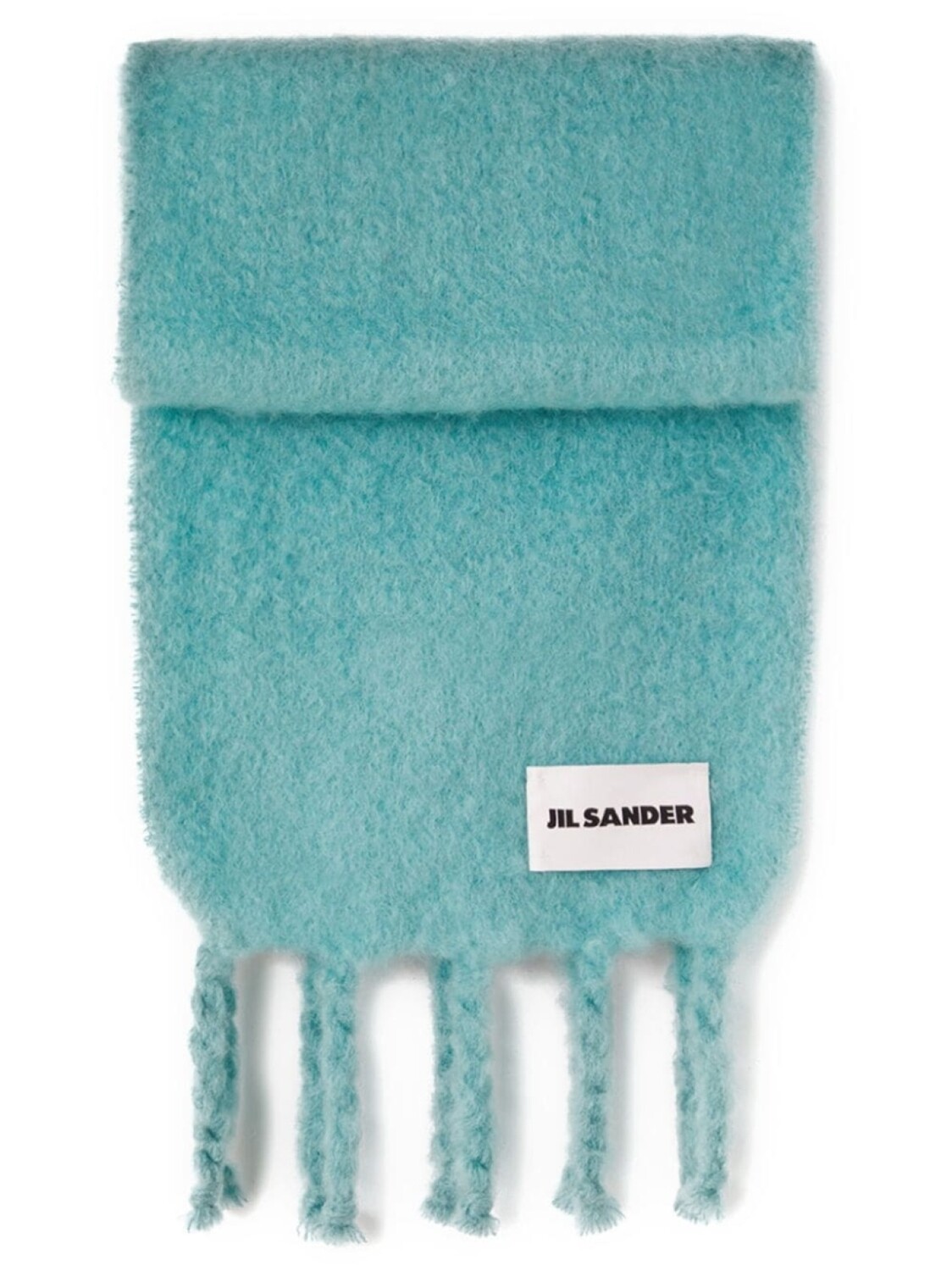 

Jil Sander шарф с логотипом, синий