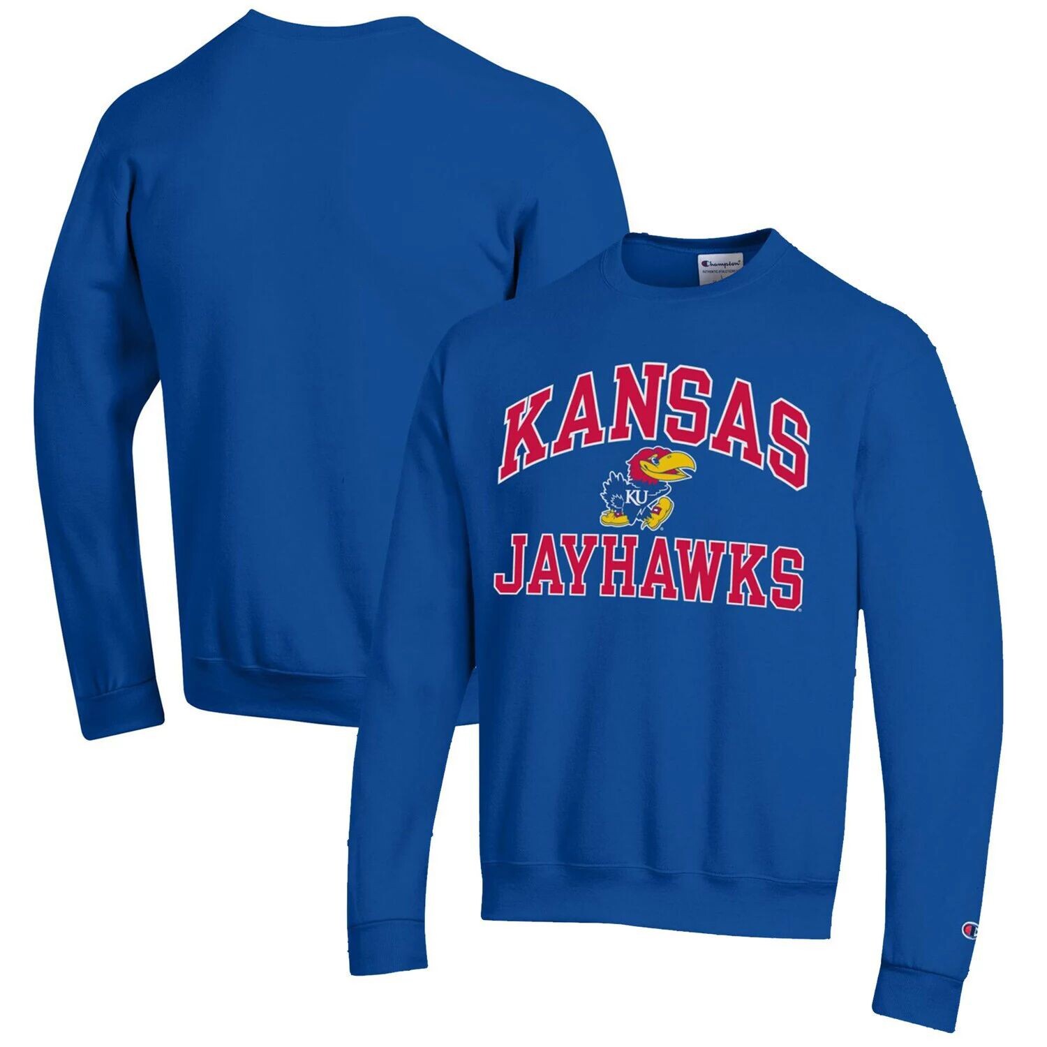 

Мужской пуловер с капюшоном Royal Kansas Jayhawks High Motor Champion