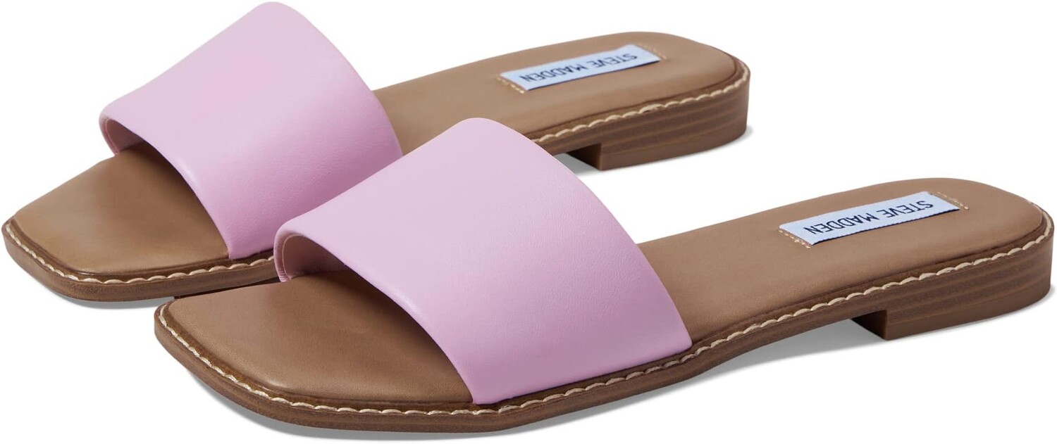 

Сандалии на плоской подошве Sandra Sandal Steve Madden, цвет Pink Leather