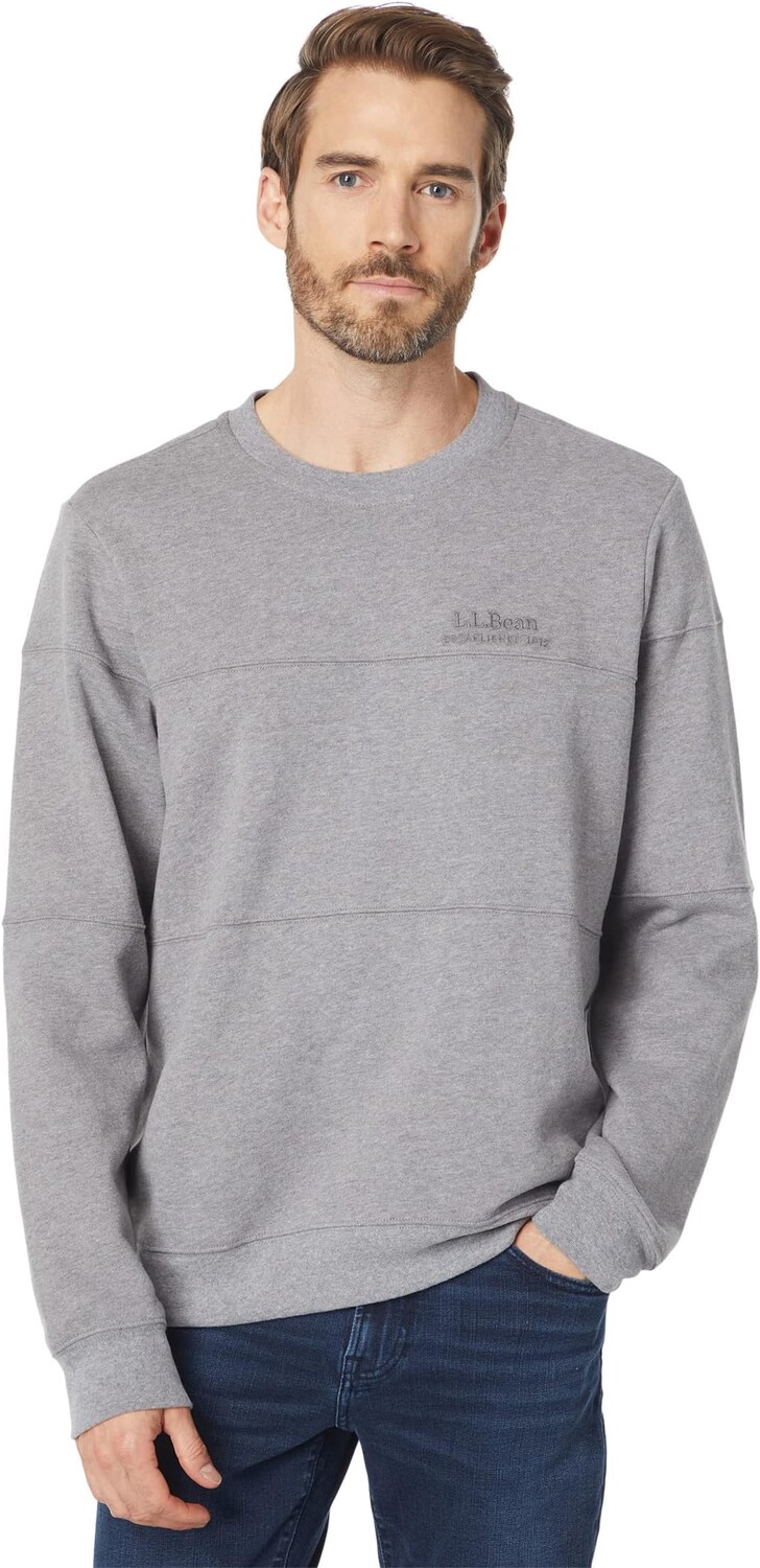 

Толстовка 1912 с круглым вырезом, стандартная L.L.Bean, цвет Gray Heather