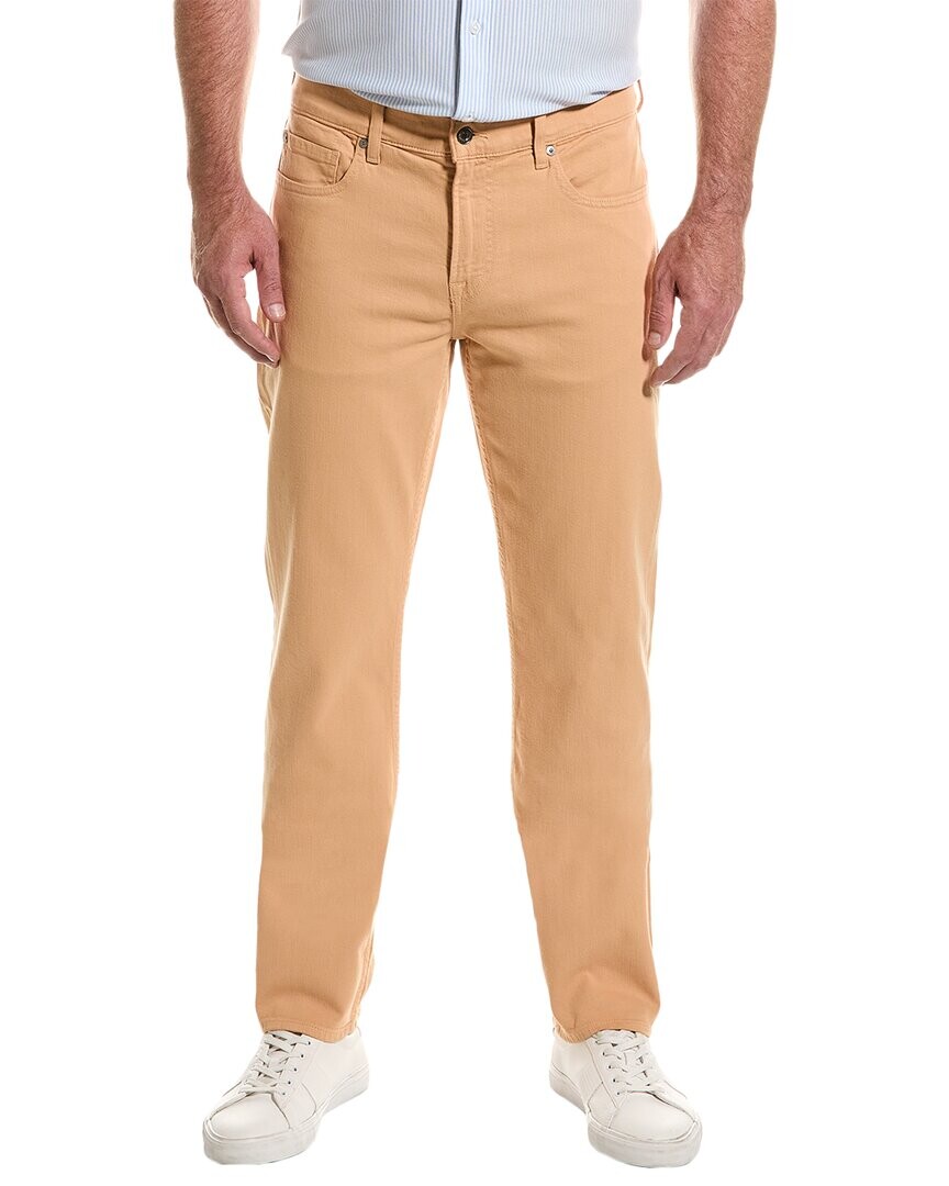 

Узкие прямые джинсы 7 For All Mankind Slimmy Stone, коричневый