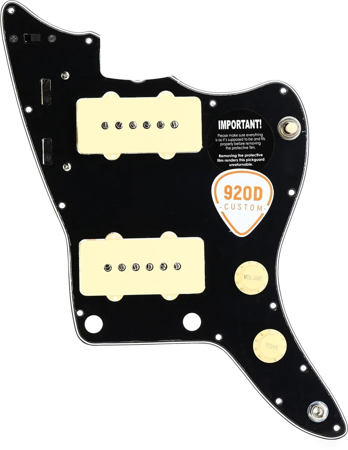 

Накладка 920D Custom Jazzmaster Hot Loaded — черный/состаренный белый
