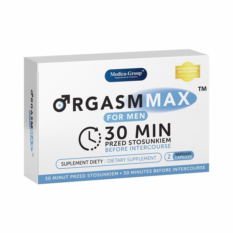 Orgasm Max For Men подготовка для мужчин, 2 шт. подготовка воды 2 шт