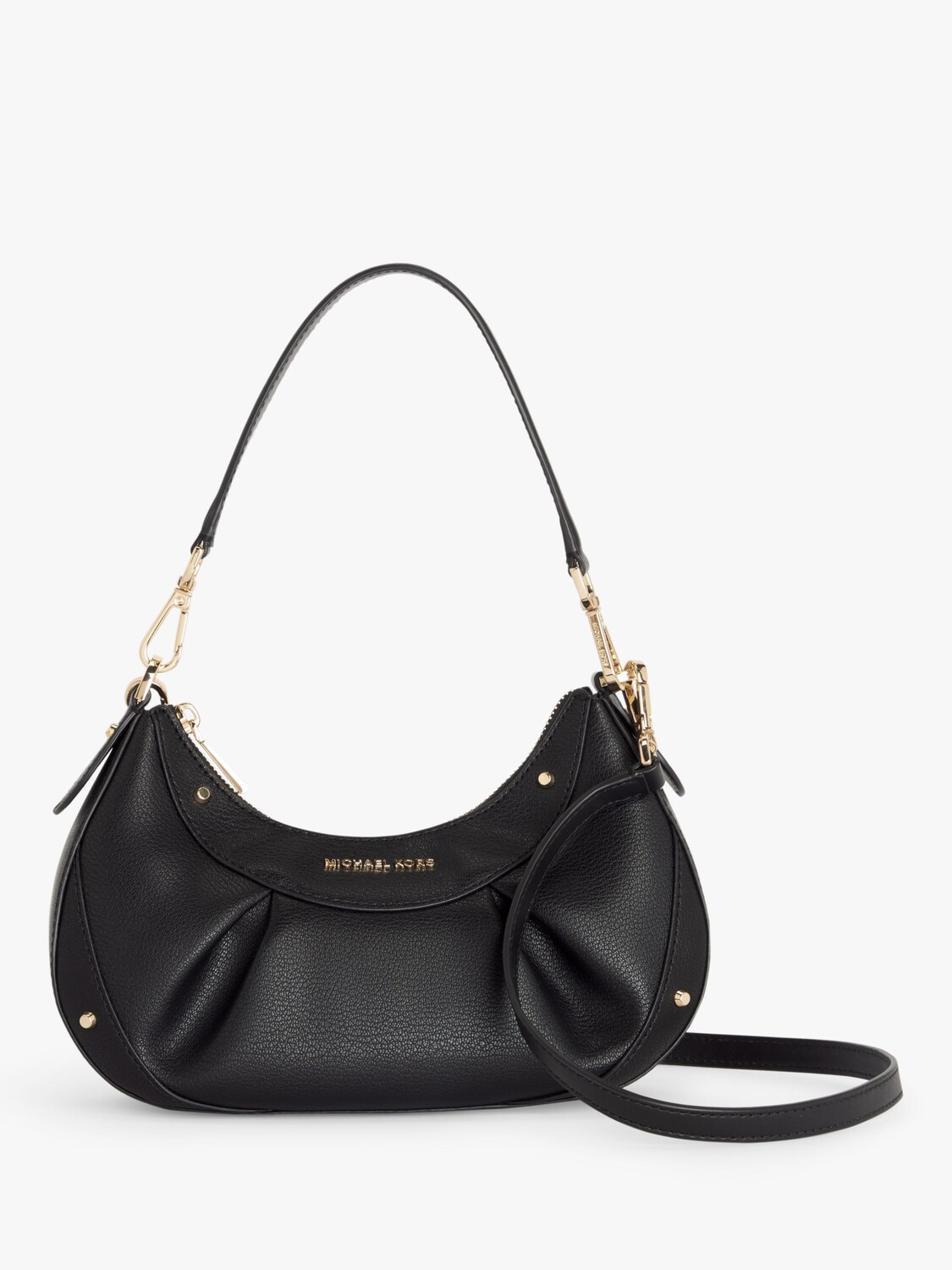 

Кожаная сумка через плечо Michael Kors Enzo, черная