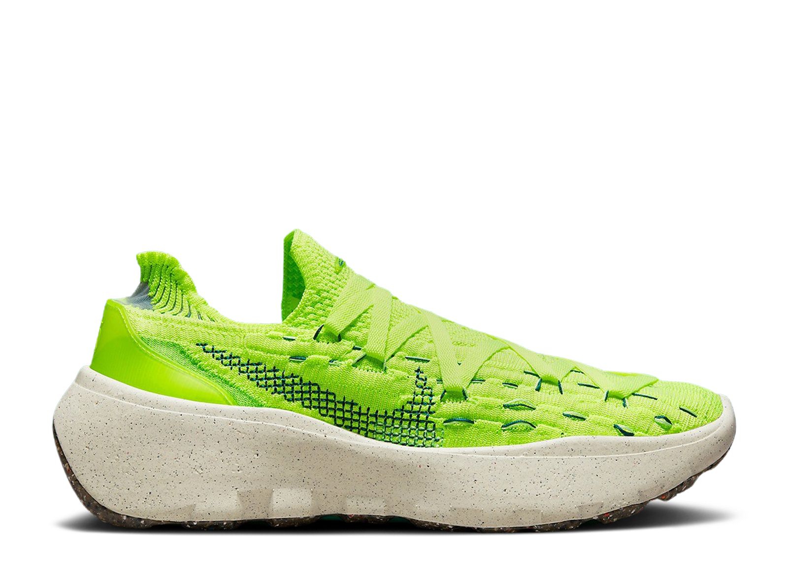 Кроссовки Nike Space Hippie 04 'Light Lemon Twist', зеленый