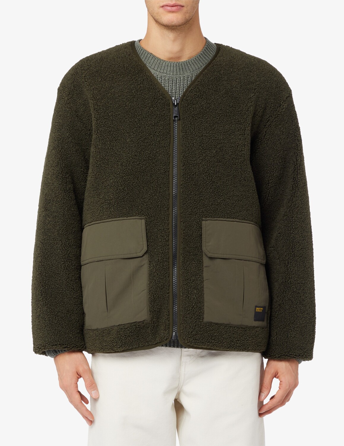 

Толстовка с медведем Carhartt WIP, зеленый