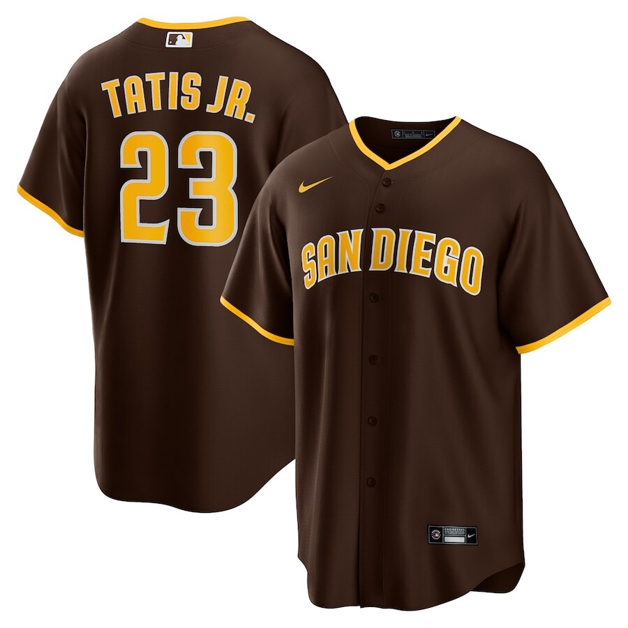 

Джерси Nike San Diego Padres, коричневый