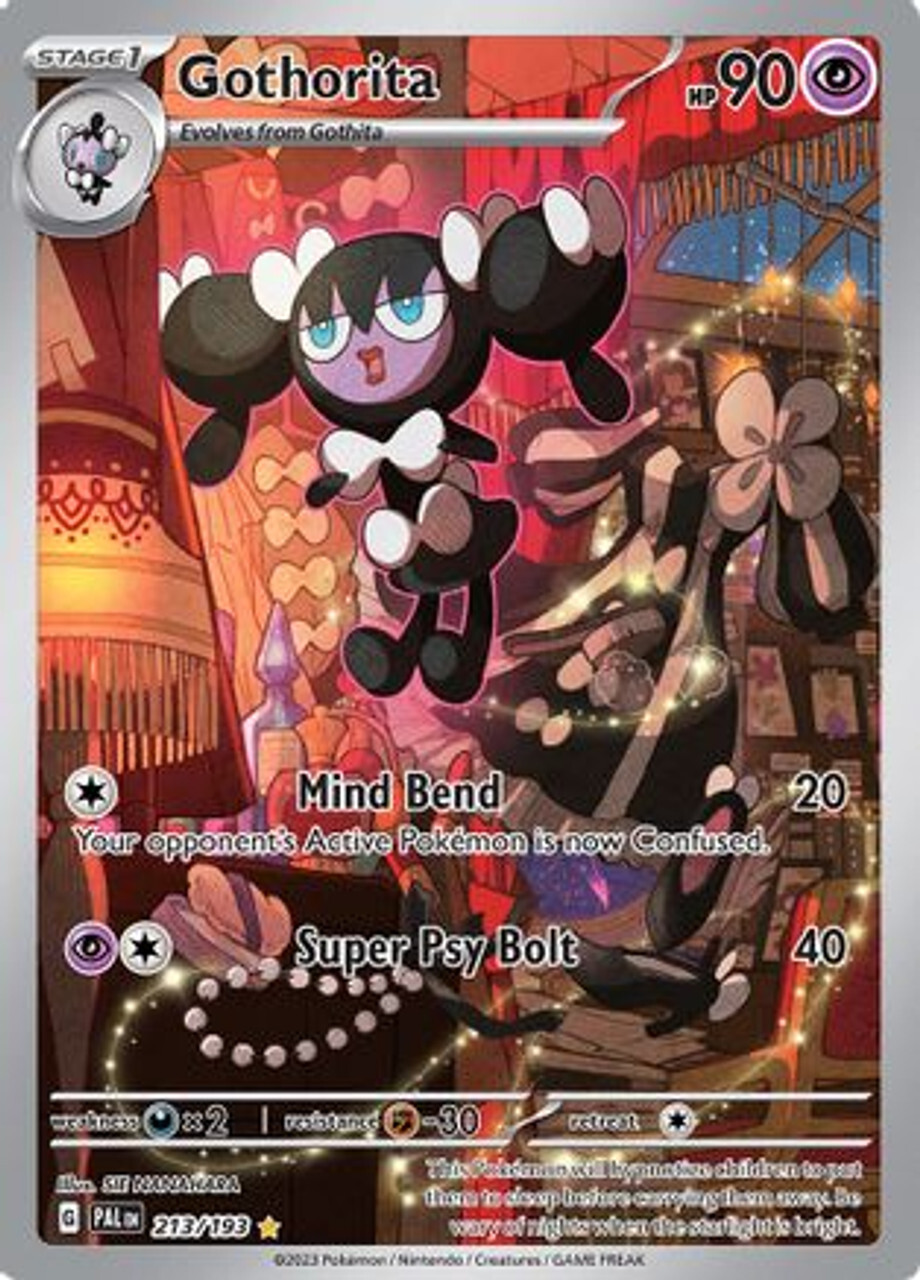 

Карточная игра Gothorita - 213/193 213 - SV02 Paldea Evolved Holofoil