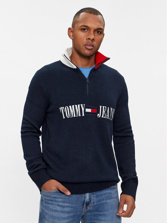 

Облегающий свитер Tommy Jeans, синий