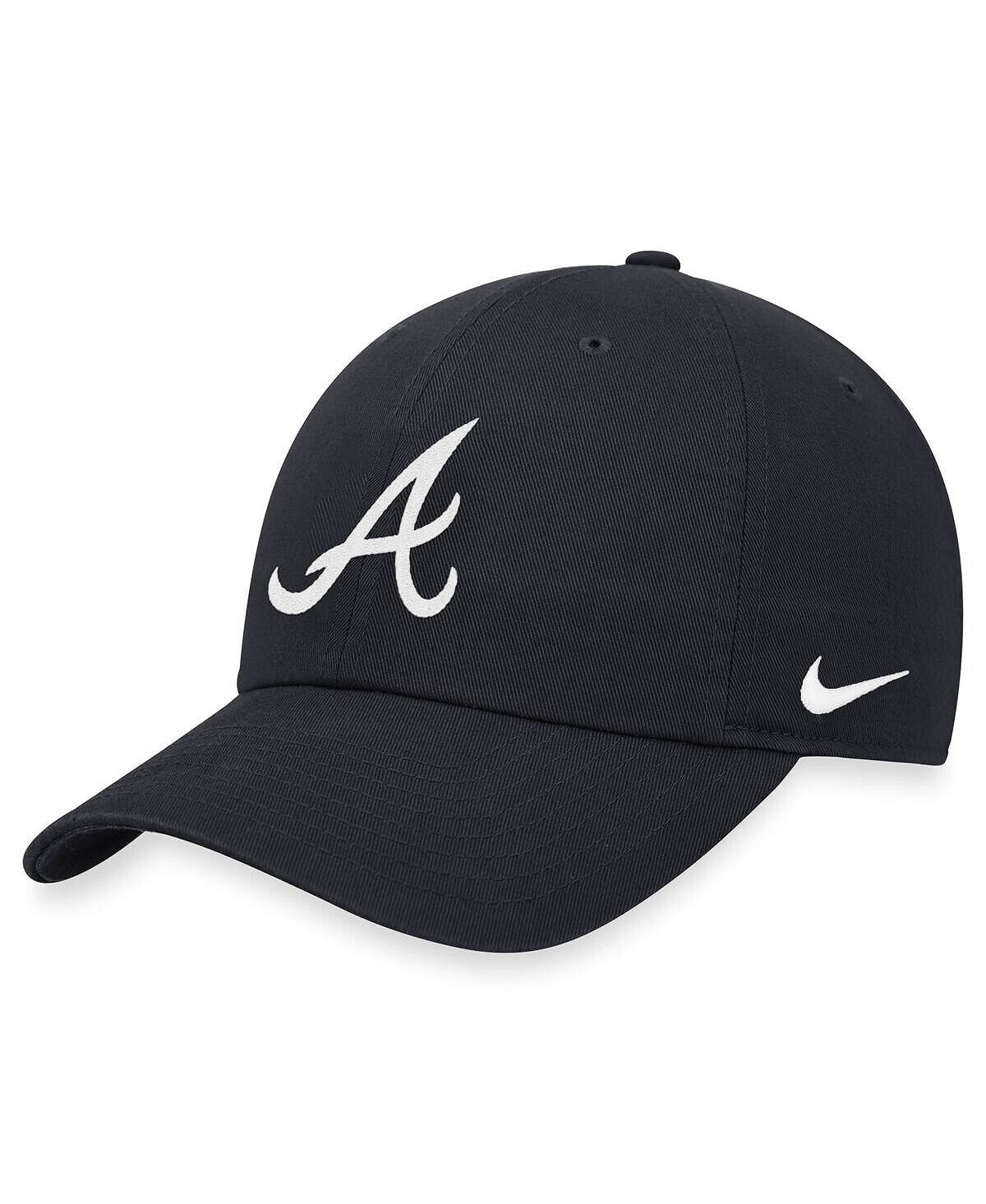 

Мужская темно-синяя регулируемая шляпа Atlanta Braves Heritage 86 Nike