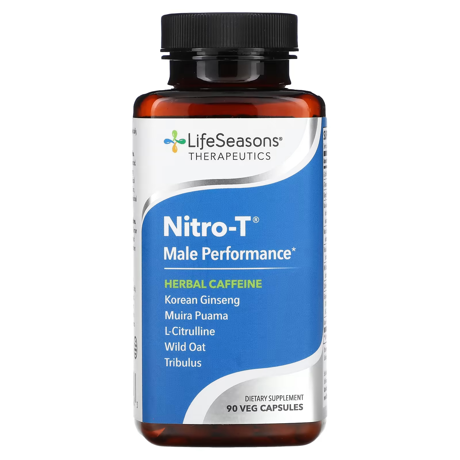 Пищевая добавка LifeSeasons Nitro-T для мужчин, 90 капсул lifeseasons поддержка производительности для мужчин nitro t 90 вегетарианских капсул