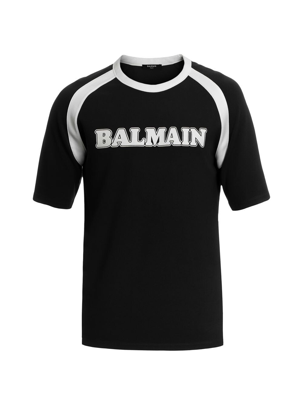 

Футболка с короткими рукавами и логотипом Balmain, черный