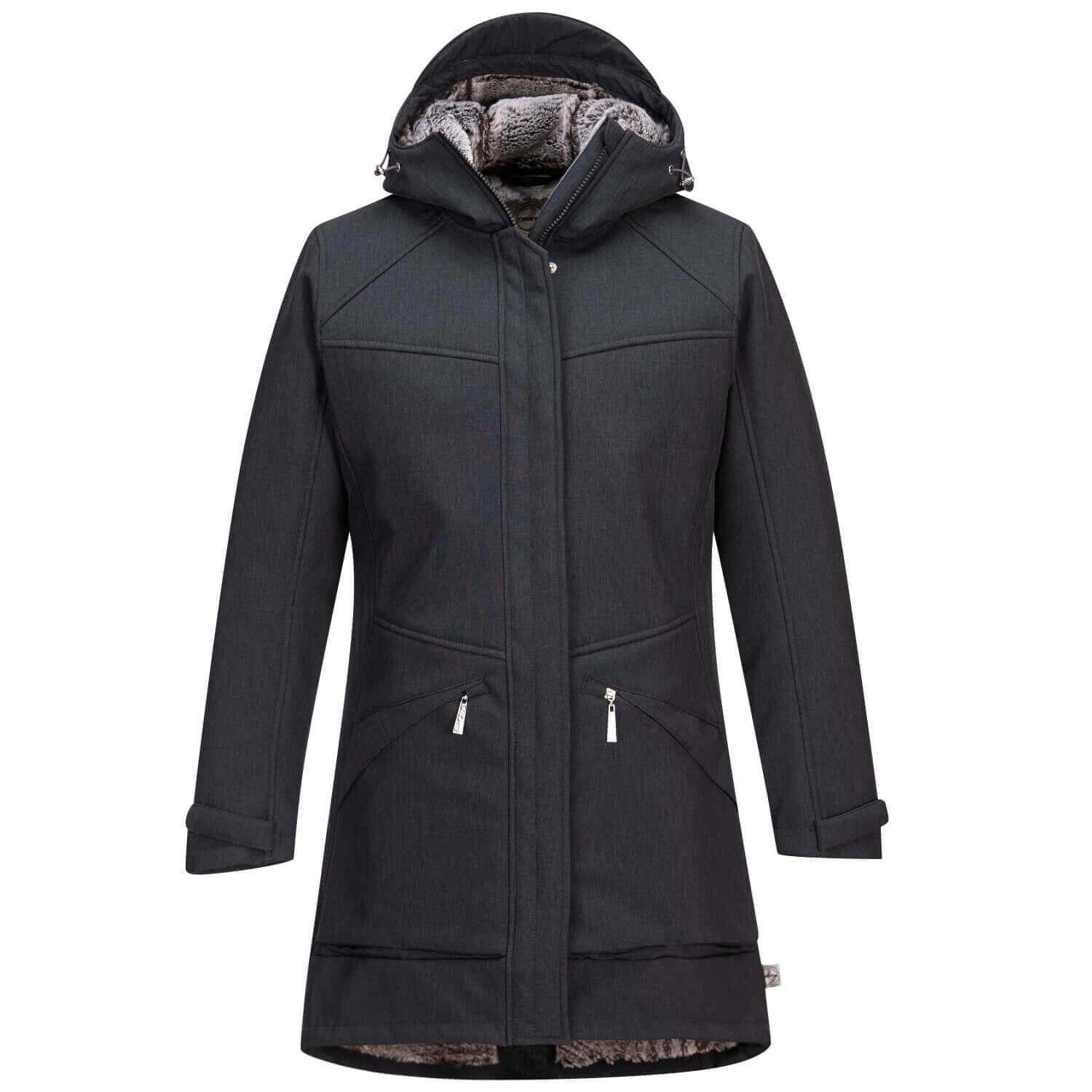 

Куртка софтшелл First B Softshellmantel gebondet, цвет anthrazit melange