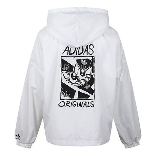 цена Куртка (WMNS) adidas originals Graphic WindBr Jacket White, белый