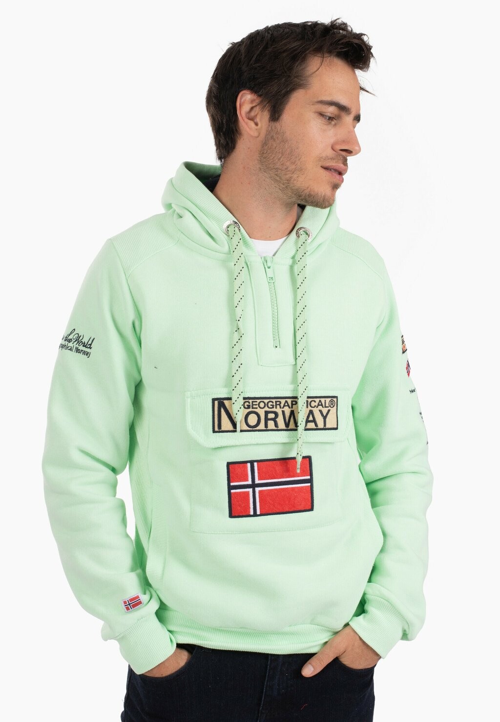 

Толстовка GYMCLASS Geo Norway, цвет green