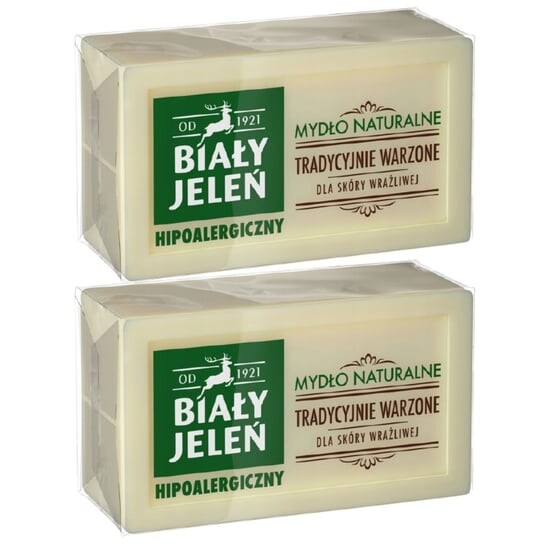 

Гипоаллергенное серое мыло, 2x150 г Biały Jeleń