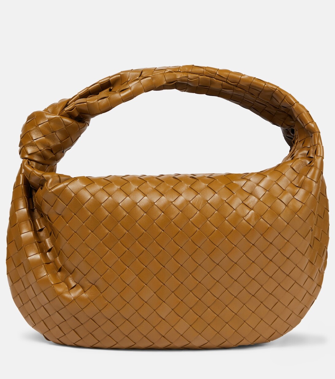 

Кожаная сумка-тоут Jodie Mini Bottega Veneta, коричневый