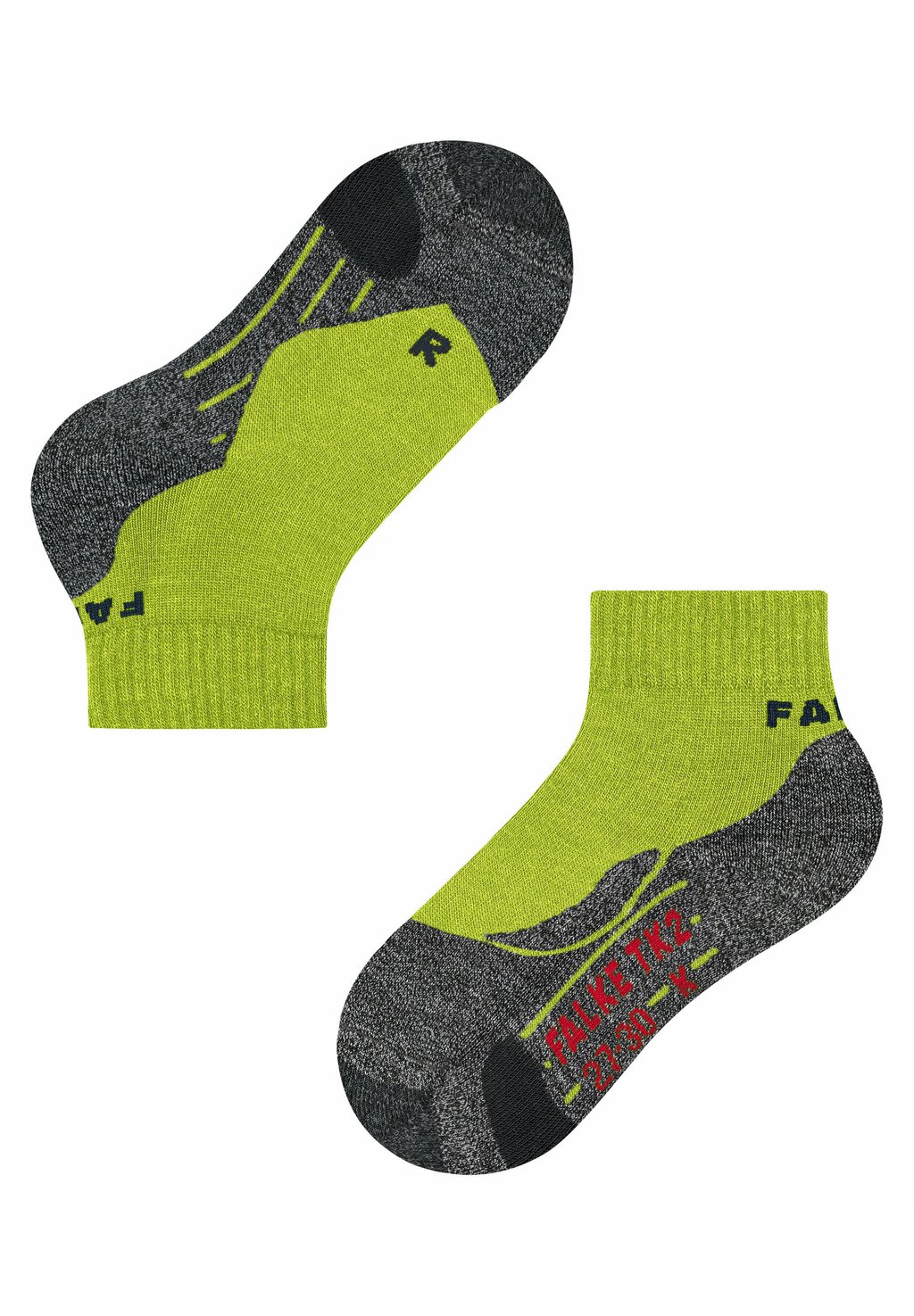 цена Спортивные носки TK2 SHORT TREKKING FUNCTIONAL MEDIUM-CUSHIONED FALKE, цвет lime