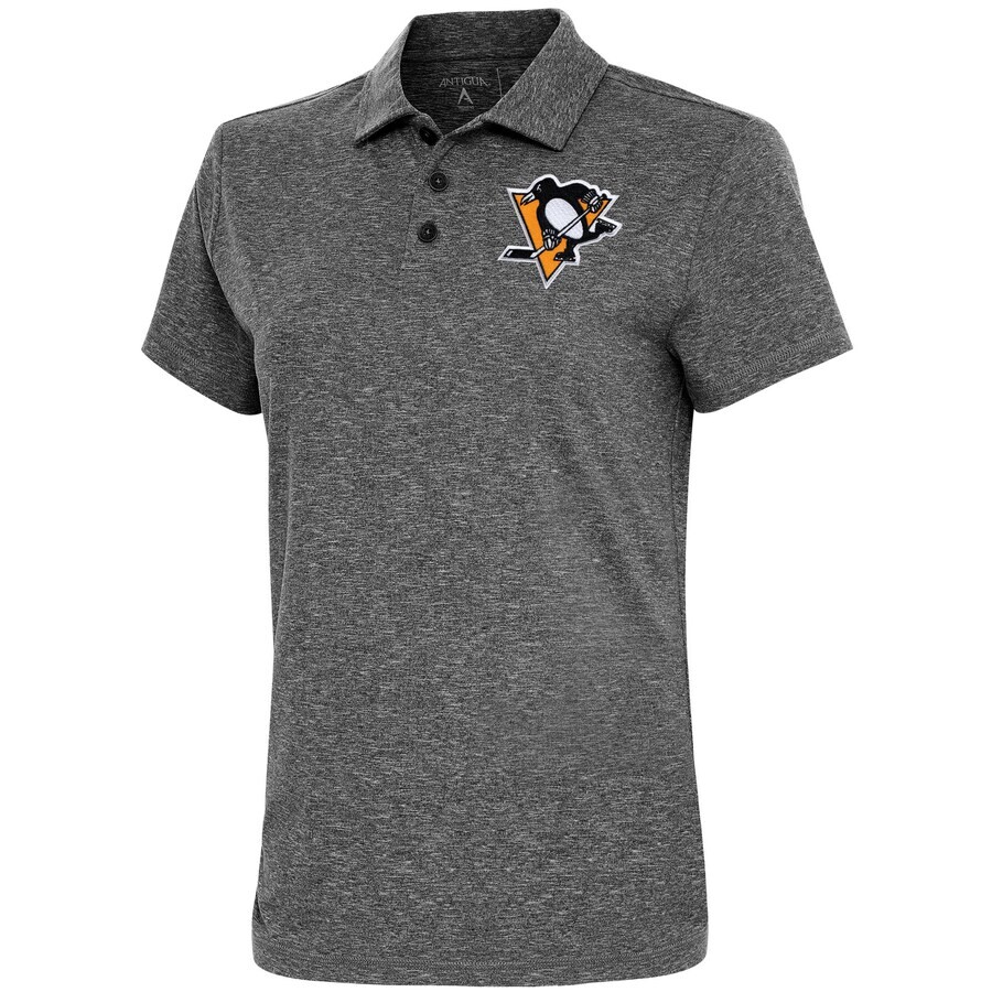 

Поло с коротким рукавом Antigua Pittsburgh Penguins, черный