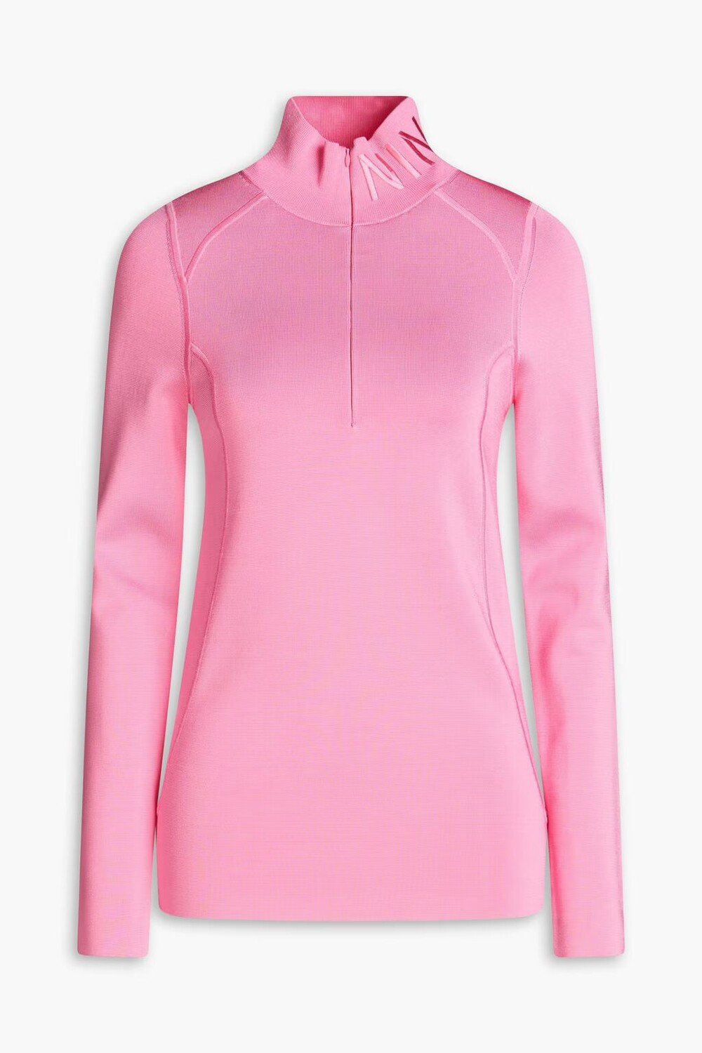 

Свитер на молнии из эластичного понта с вышивкой Nina Ricci, цвет Bubblegum