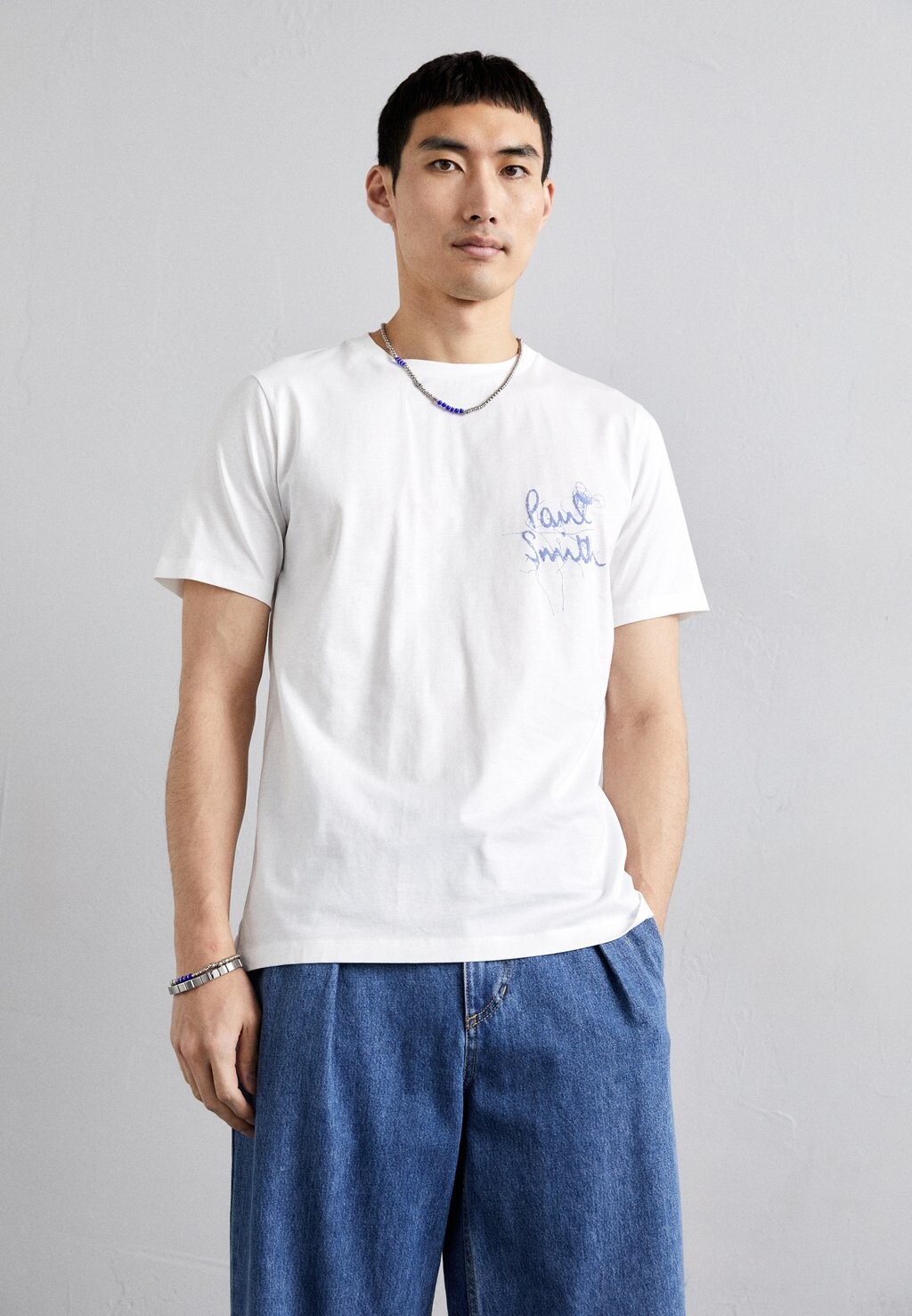 

Футболка с принтом LOGO Paul Smith, цвет white