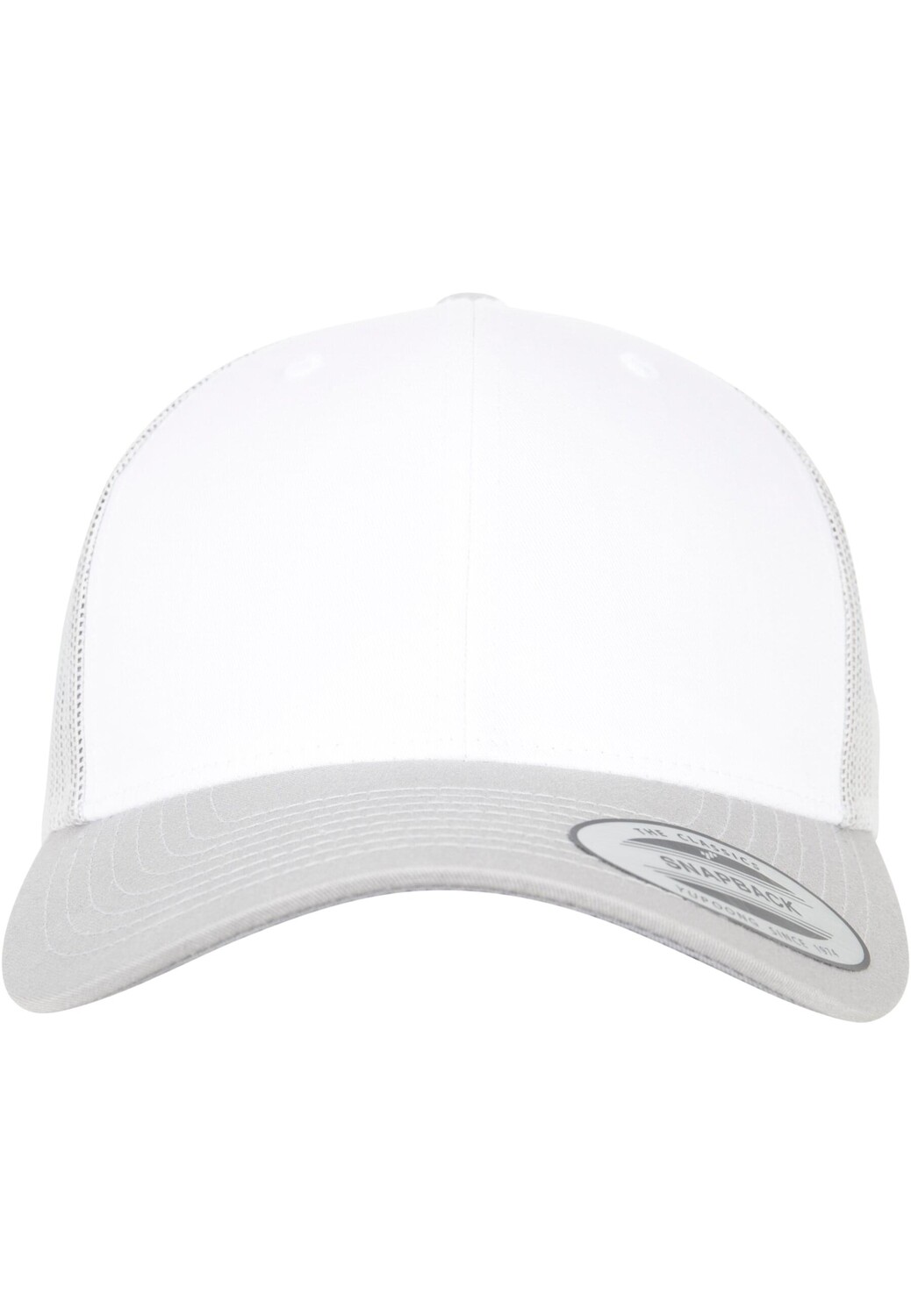 

Бейсболка Flexfit Trucker, цвет silver/white/silver