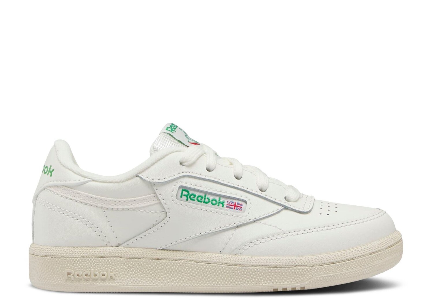 

Кроссовки Reebok Club C Little Kid 'Chalk Glen Green', белый