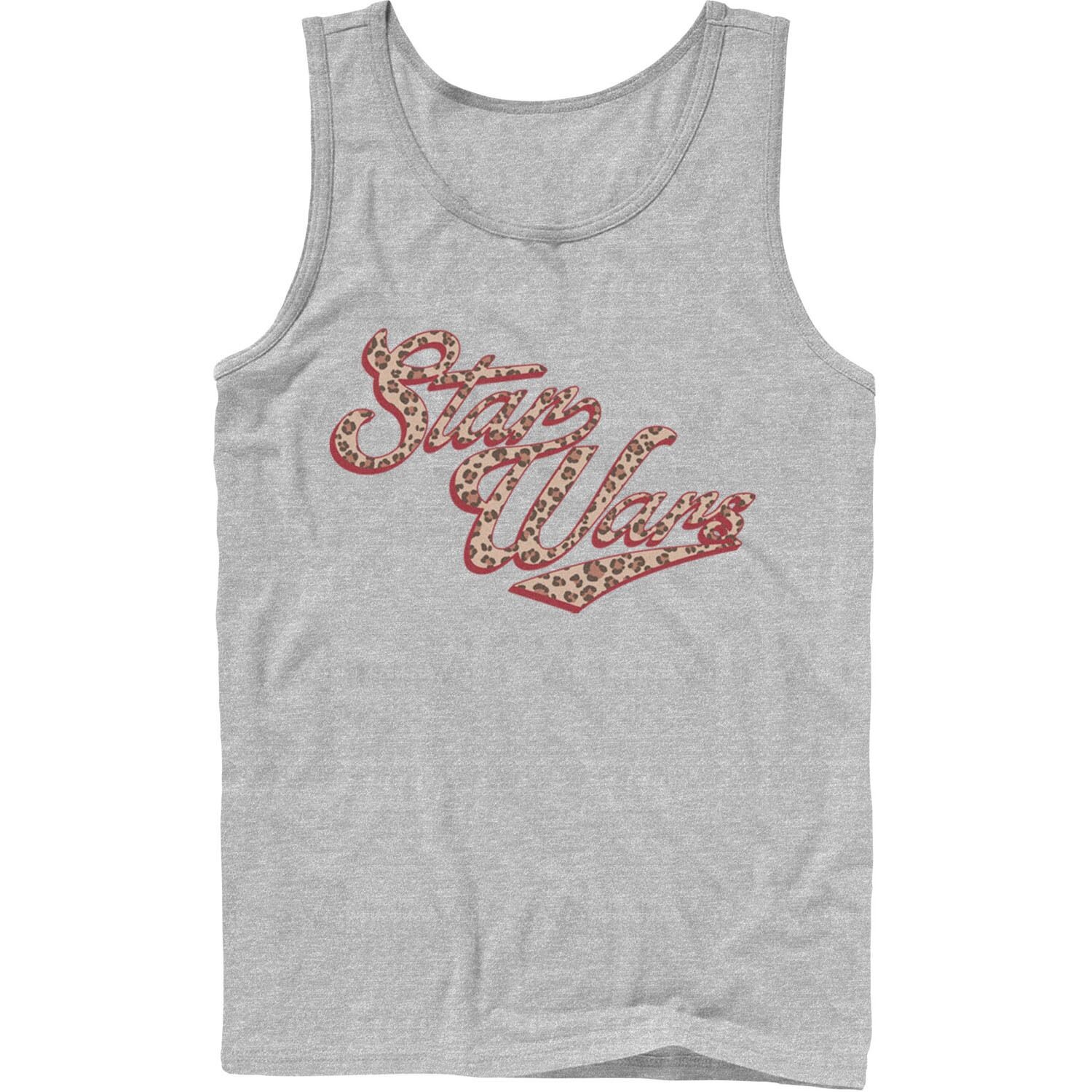 

Мужская майка с логотипом Star Wars Cursive Cheetah Licensed Character