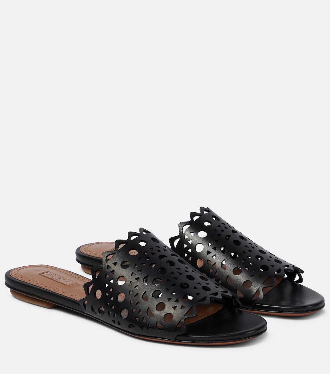 

Кожаные сандалии Alaïa, черный