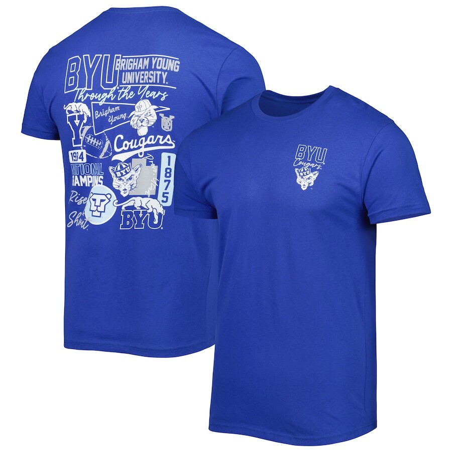 

Футболка с коротким рукавом Image One Byu Cougars, роял