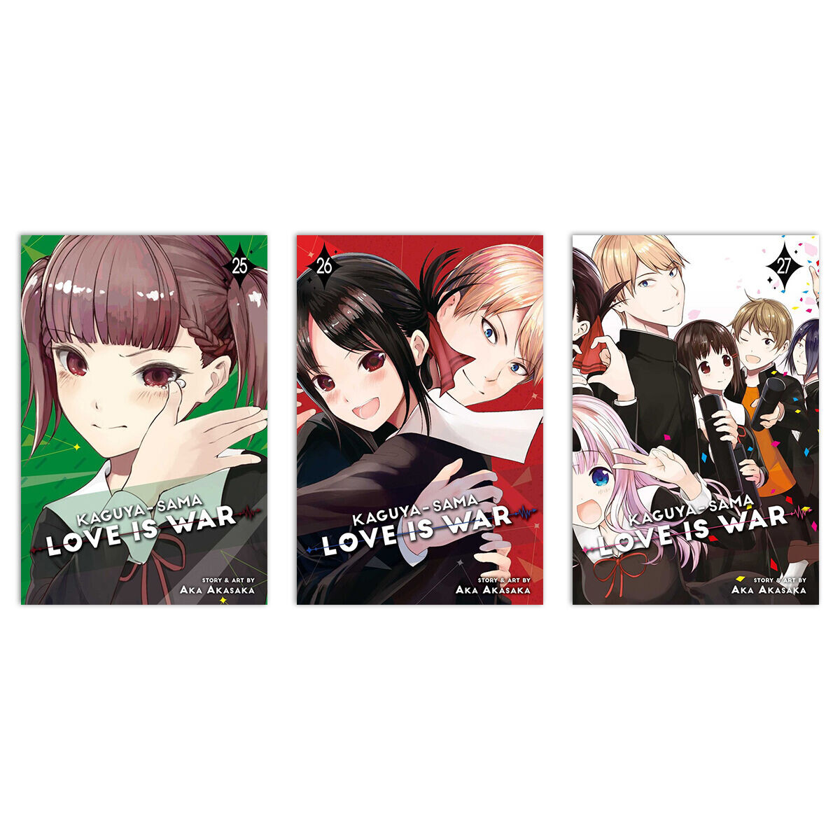 

Манга Kaguya-sama Love Is War Manga (25-27) Bundle