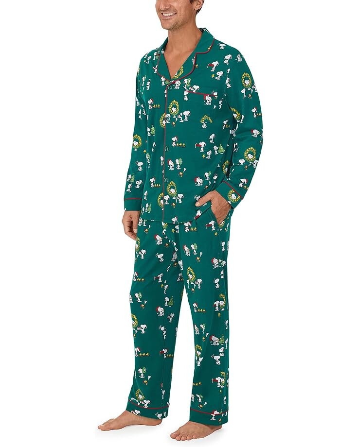 

Пижамный комплект Bedhead PJs Long Sleeve Classic PJ Set, цвет Joyful Snoopy