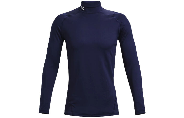 

Футболка ColdGear мужская темно-синяя Under Armour, темно-синий